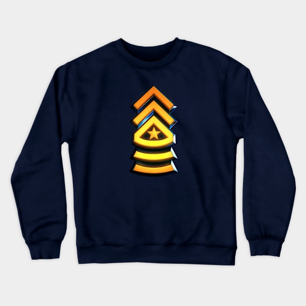 Sergeant Major - Military Insignia Crewneck Sweatshirt by Arkal